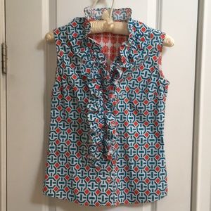 tizzie sleeveless blouse